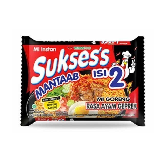 

NEW ITEM NOODLE SUKSES MIE MI GORENG RASA AYAM GEPREK 126G