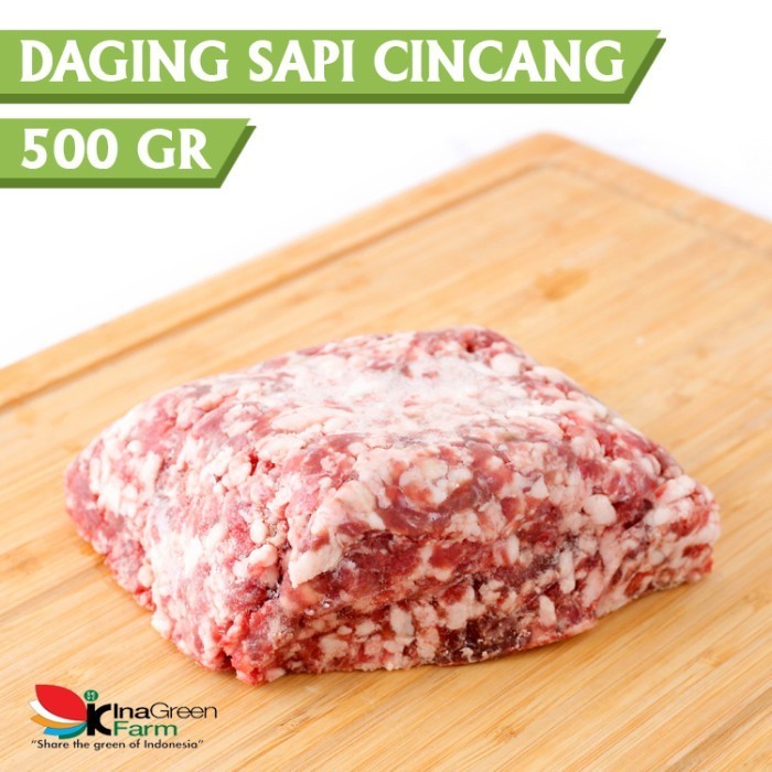 

Inagreen Farm Bandung Daging Sapi Cincang / Minced Ground Beef Frozen