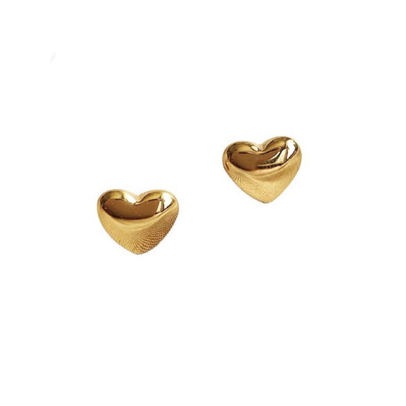 Ily Earrings – 18K Gold Plated Stainless Steel Anting Anti Karat