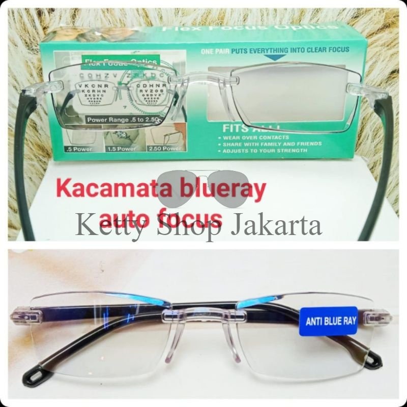 BISA COD Kacamata Baca Auto Focus / Kacamata Baca Jarak Dekat / Fame Auto Fokus / Anti Blue Ray / Pr