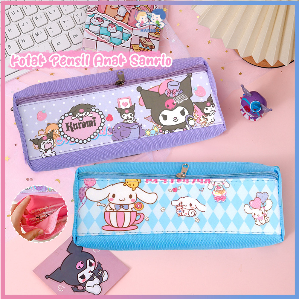 

Hannei Kotak Pensil Karakter Kartun Tas Alat Tulis Tempat Pensil Multifungsi