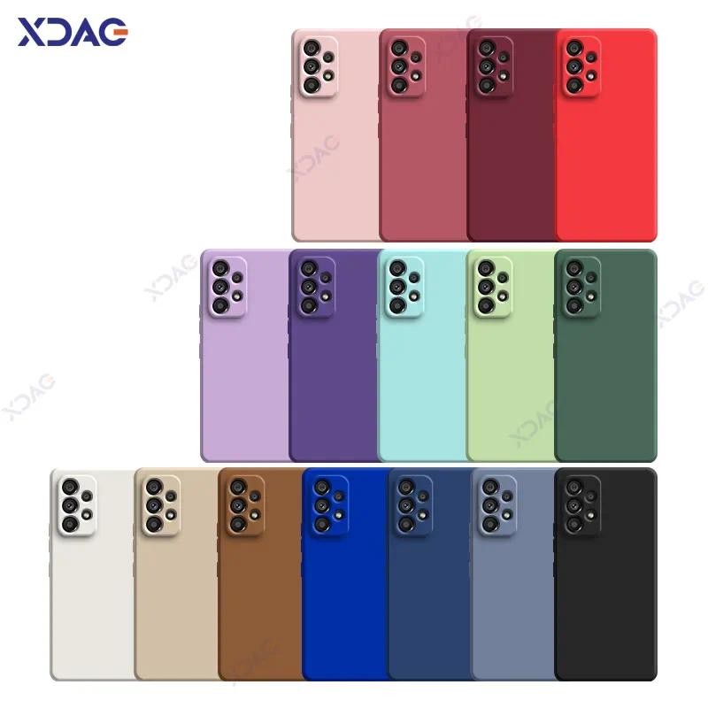 Original Official Soft Case for Samsung Galaxy A13 A23 A33 A53 A73 SamsungA33 SamsungA53 SamsungA73 
