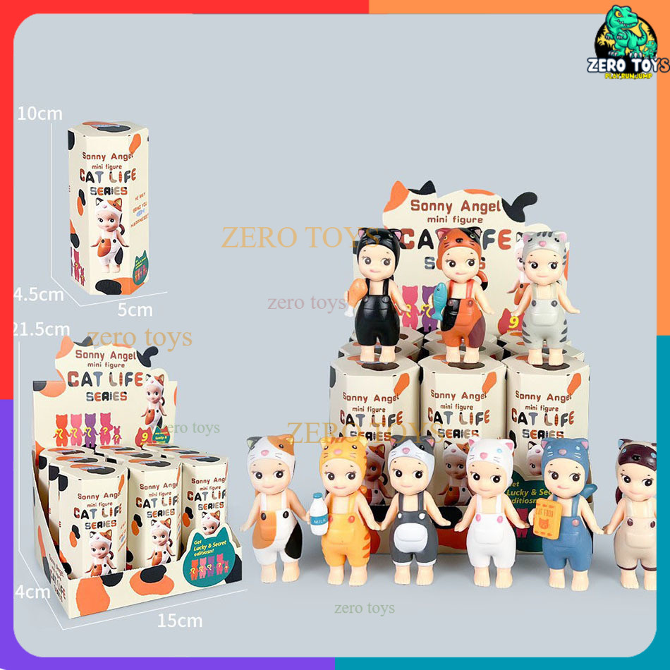 Figure Blind Box Sonny Angel Hippers Tempelan HP Lucu Figur Misteri Gemoy Koleksi Unik Surprise Box 