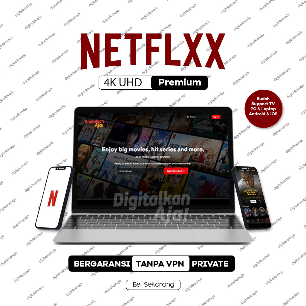 Private Masa Aktif 3-6 Bulan Netflix Premium