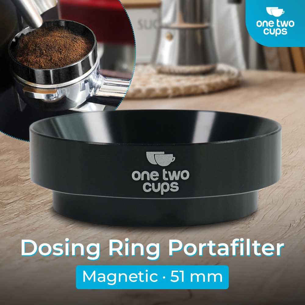 

One Two Cups Dosing Ring Portafilter Espresso Magnetic Aluminium - XA045