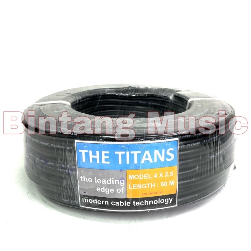 Kabel speaker titan 4x2.5 Original 50 meter