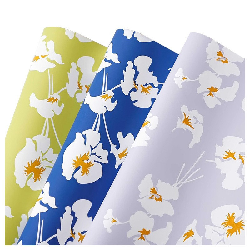 

20 LEMBAR Flower Wrapping Paper Hand Bouquet Florist Valantine Cellophane KB065