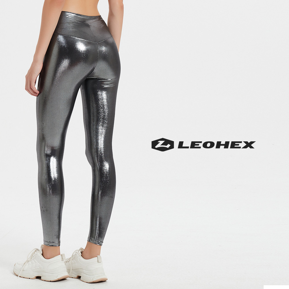 LEOHEX Yoga Leggings Women Fitness Leggings Running Pants Breathable Sports Leggings High Waist Summ