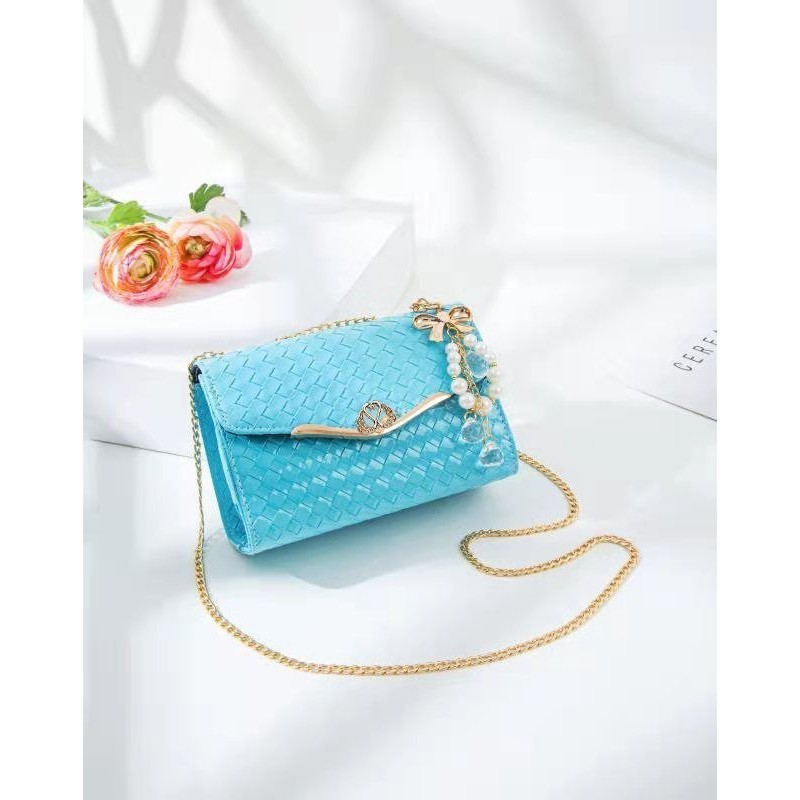 Tas Pesta Jelly Gantungan Mutiara - Tas Wanita Import - Tas Pesta Cantik Elegan PX 323