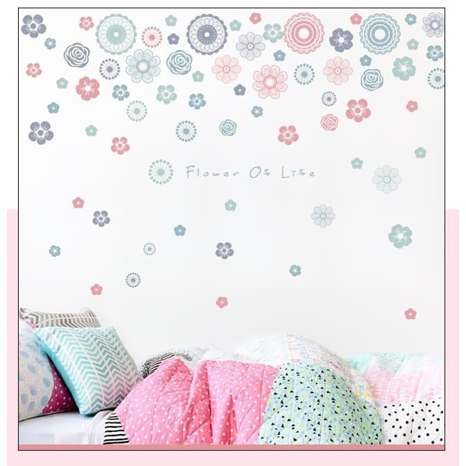 Stiker tempelan dinding wall sticker besar pohon sakura