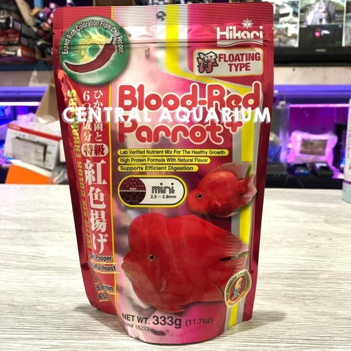 HIKARI BLOOD RED PARROT 333GR FISH FOOD / MAKANAN IKAN PARROT - Mini