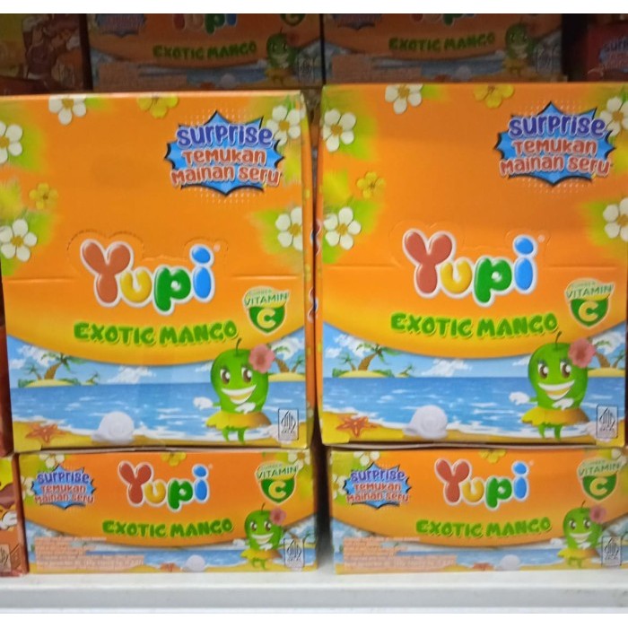 

YUPI EXCOTIC MANGO 24BIJI per box