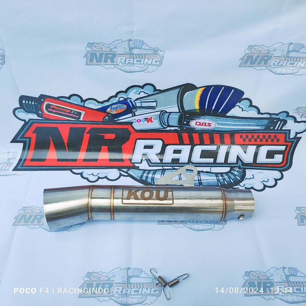 slinser  Kou super aun daeng 50mm silincer saja karisma beat vario satria mx king vixion