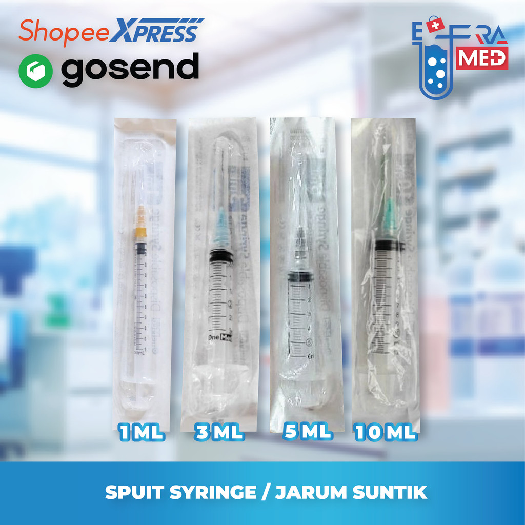 Syringe 1cc Jarum Suntik 1ml Spuit 1cc