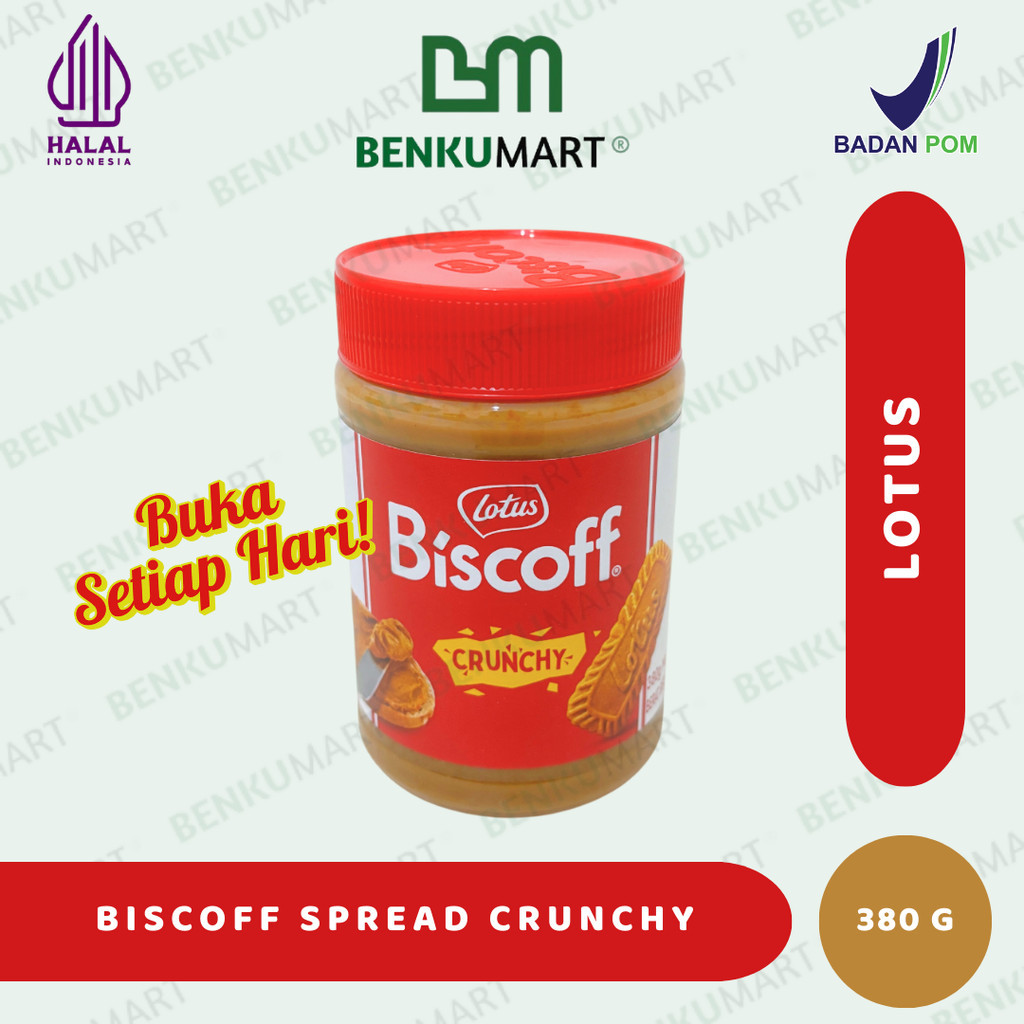 

Lotus Biscoff Spread Crunchy 380 Gr Non Kolesterol