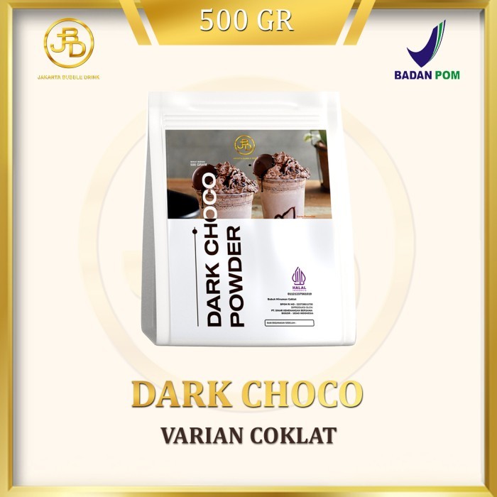 

Bubuk Minuman Premium Dark Chocolate 1Kg || Jakarta Bubble Drink - 500 gram