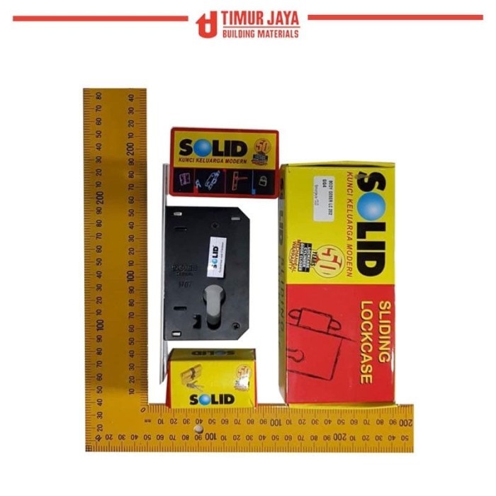 Kunci Pintu Sliding Geser Kunci Mekar SOLID LENKAP