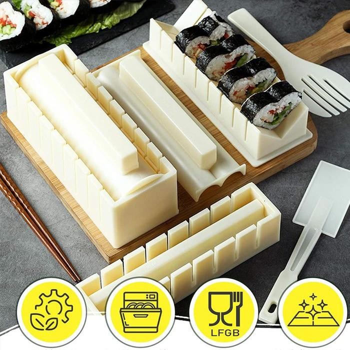 Sushi Cetakan Susi gulungan sushi cetakan sushi roll sushi yay sushi maker   alat pembuat bakso alat