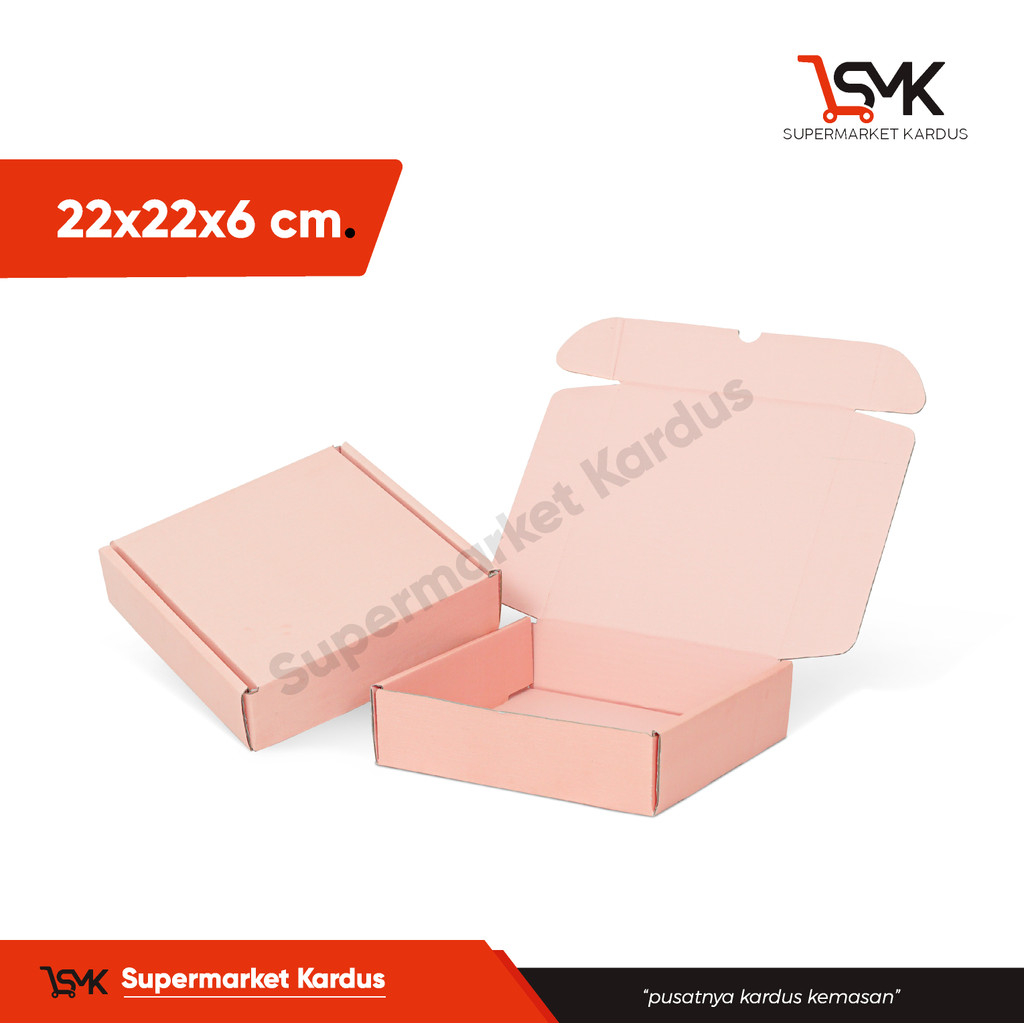 

Box 22x22x6 Kotak/Kemasan/Kardus/Packaging/Hampers/Box/packaging/karduskemasan/MailerBox/Tinggi6