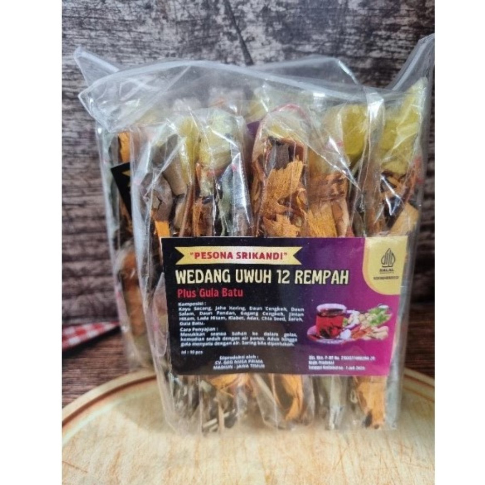 

Wedang Uwuh I Komplit Gula Batu 1 Pack isi 10 sachet Original
