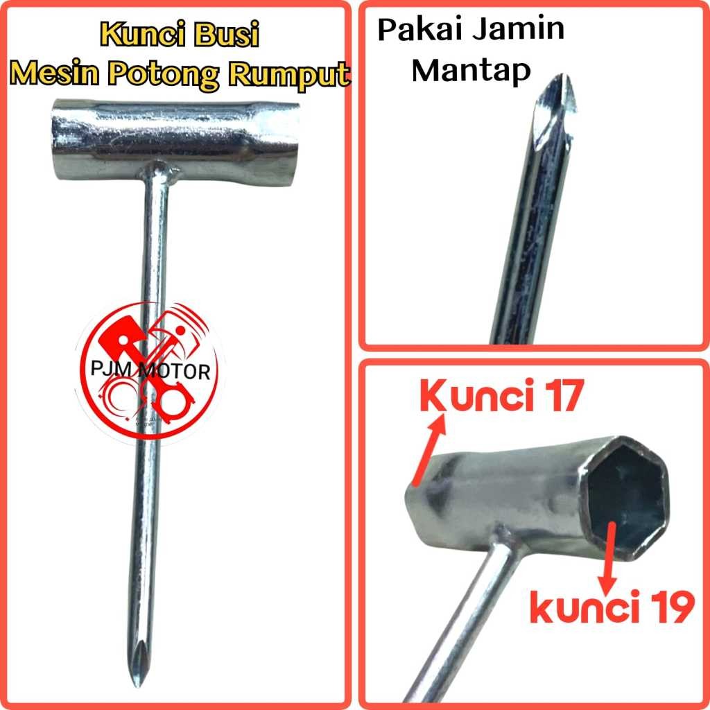 

328 kunci busi spanner mesin potong rumput 318 338 medan amplas