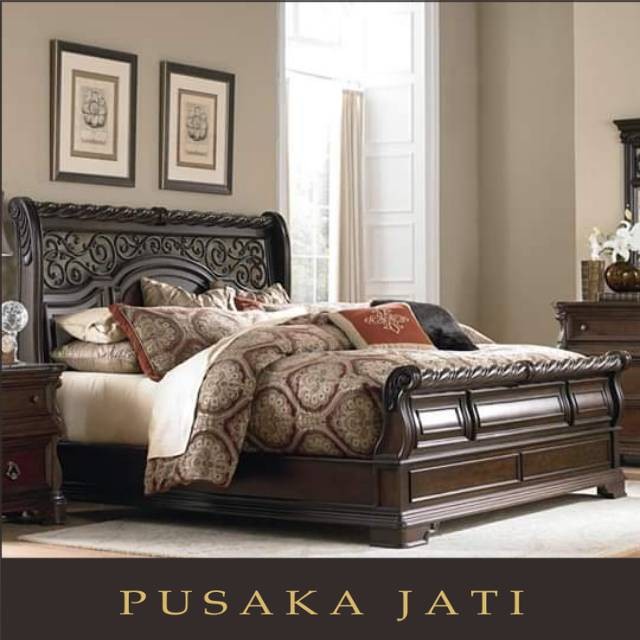 Dipan Bagong ukir Kayu Jati pusaka jati furniture