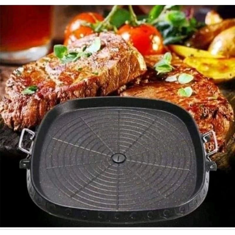 JAKLUIS_SHOP Bulgogi Grill Pan OMICKO/Korean Grill Bulgogi/Grill pan Bulgogi yakiniku 32cm anti leng