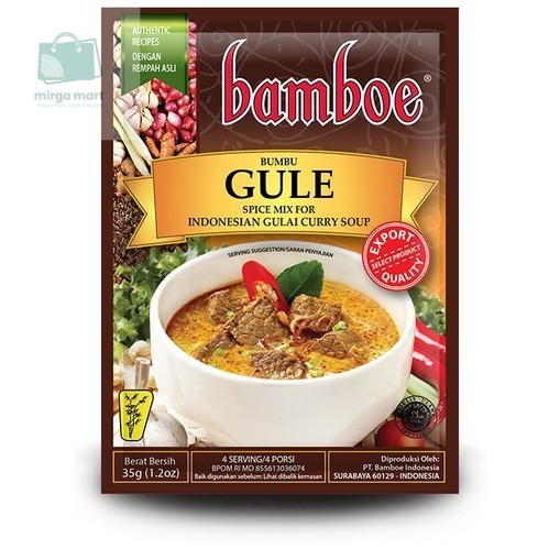 

Bumbu Bamboe Gule mirga mart