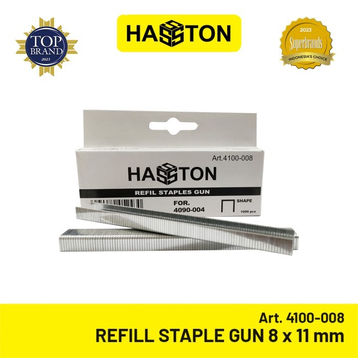 

Hasston Refill Staples 8x11mm For 4090-004 Staple Gun 3 Way (4100-008)