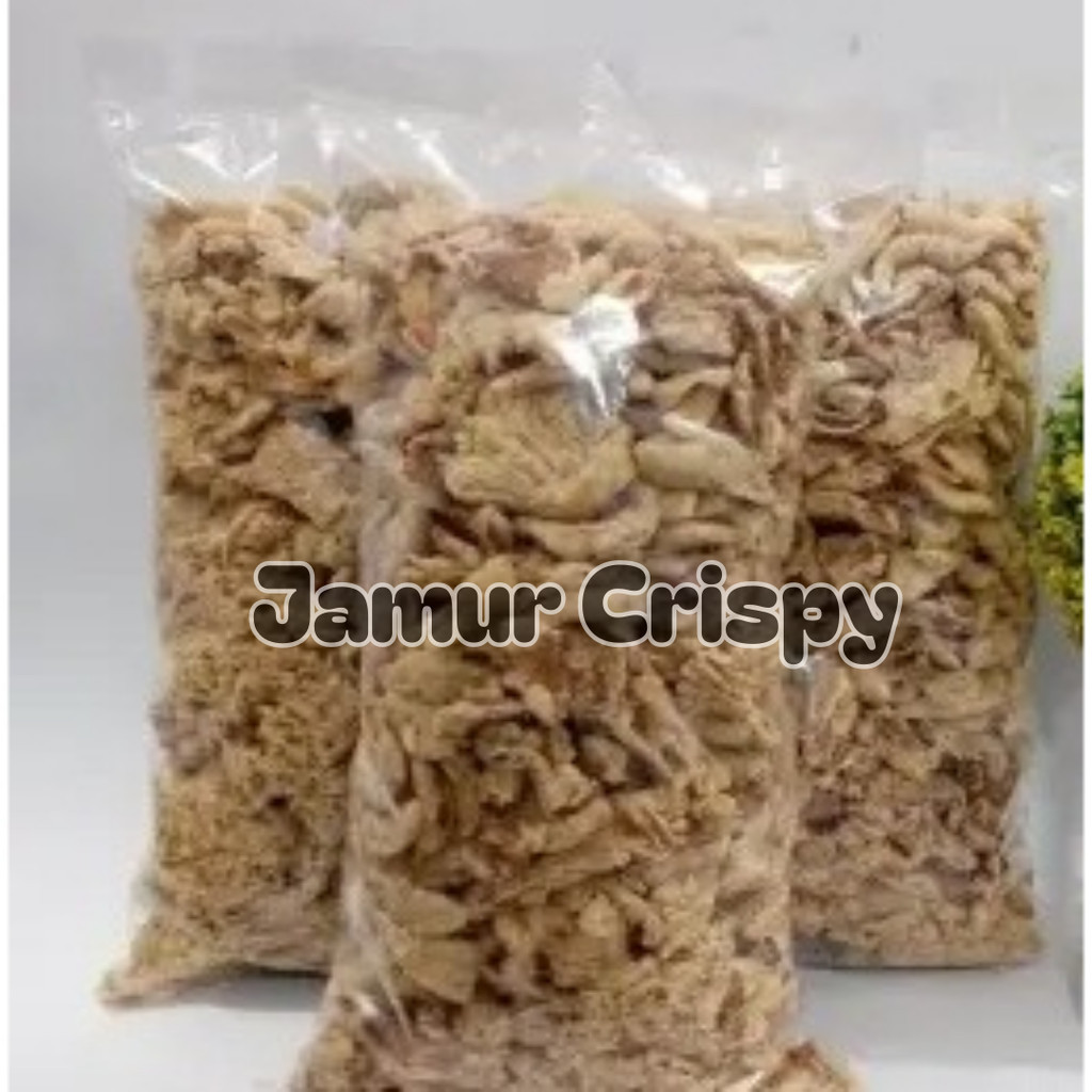 

COD keripik jamur tiram jamur crispy jamur crispy 1kg keripik jamur