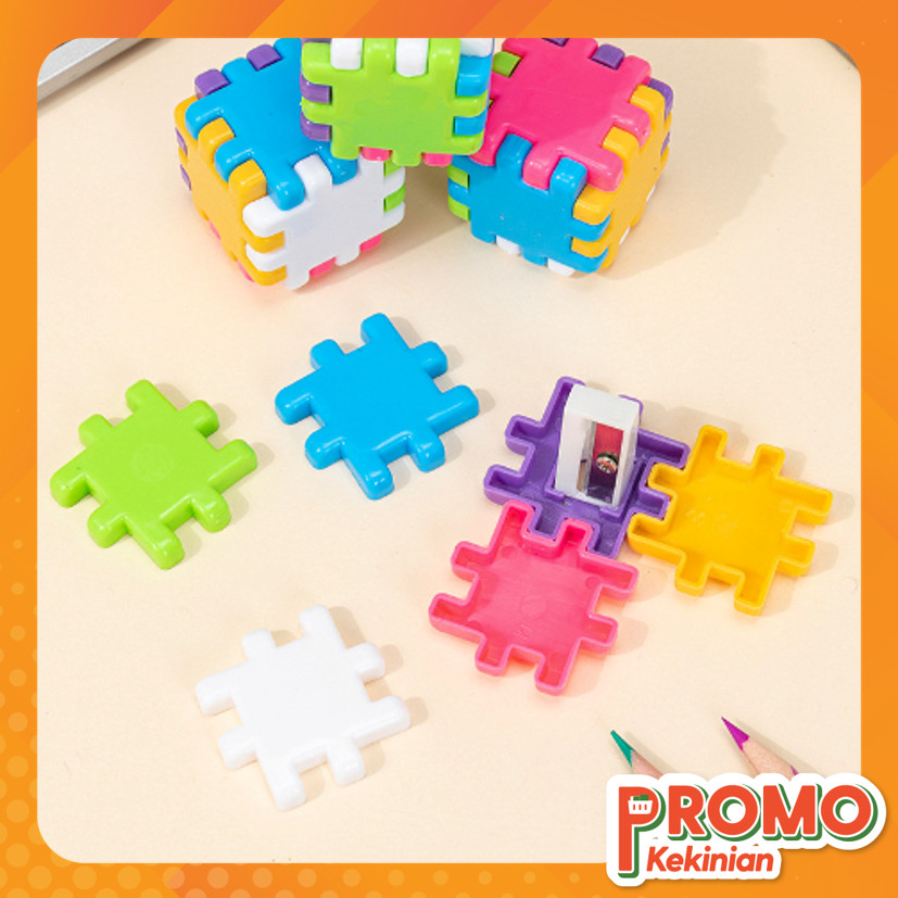 

Promo Kekinian S5744 Peraut Pensil Putar Rautan Pensil Karakter Puzzle / Rautan Pensil Mini Bentuk Puzzle / Serutan Pensil Model Puzzle