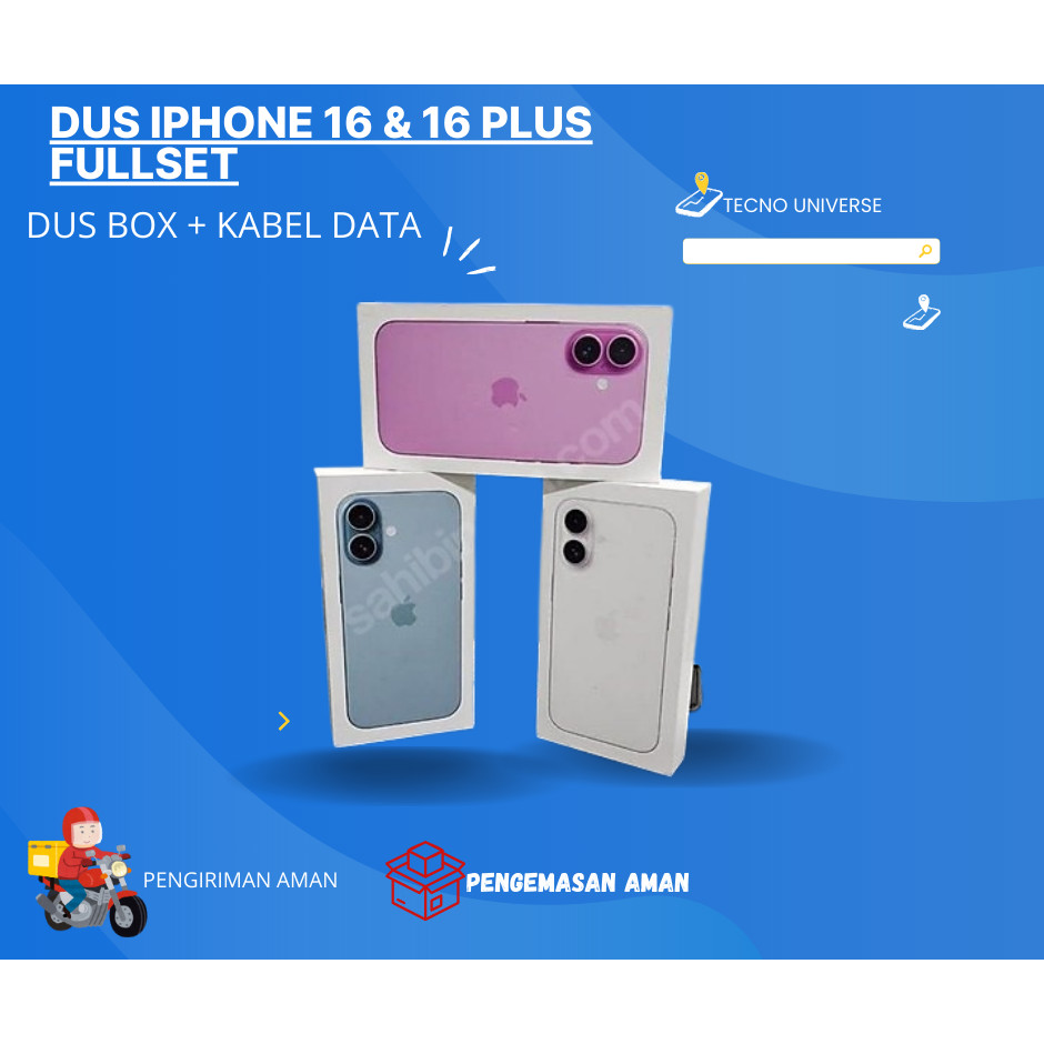 

DUS BOX KOTAK 16 & 16+ FULLSET ACC KABEL TERMURAH TECNO UNIVERSE