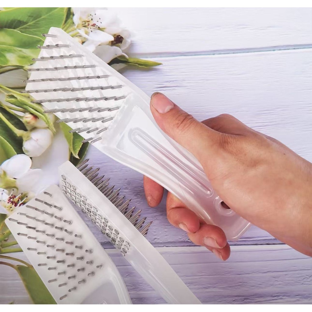 Alat Pengupas Sisik Ikan Stainless Steel – Pembersih Sisik Ikan Anti Karat Praktis & Cepat