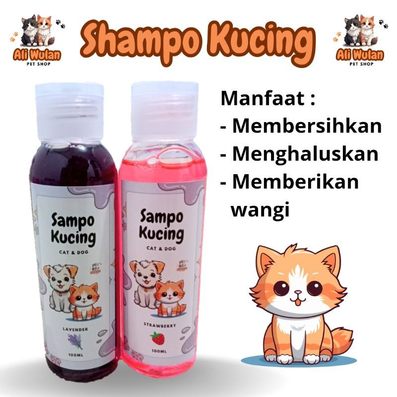 Shampo Kucing 100ml / Shampo Anjing / Shampo Hewan / Shampo Anabul / Shampo Kucing & Anjing
