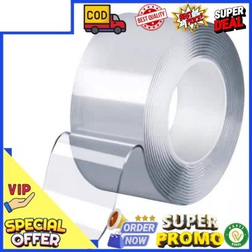 

Bisa Cod Nano Magic Double Tape Isolasi Double Tape Bening 1 Meter Dobel Tip Bening Dabel Doble Tape Tip Bening Serbaguna