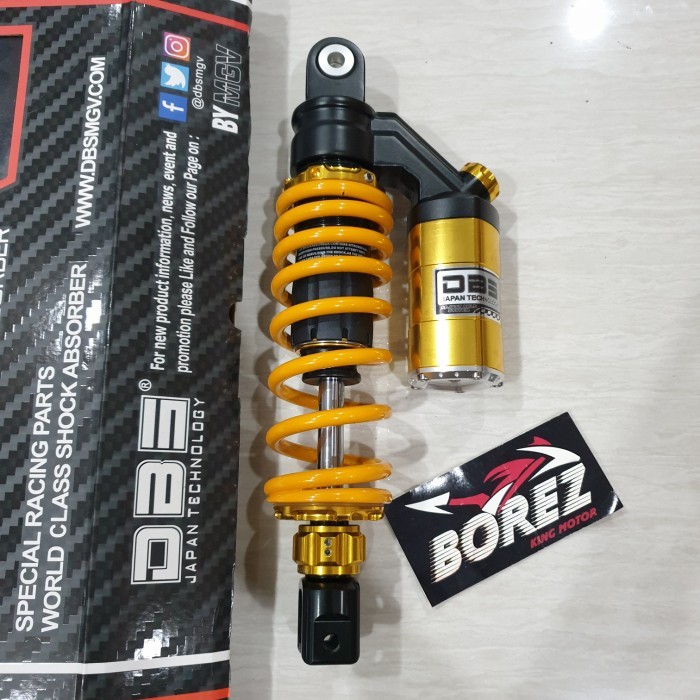 shock shockbrker DBS 533 premium mio vario beat scoopy tinggi 310mm - Kuning