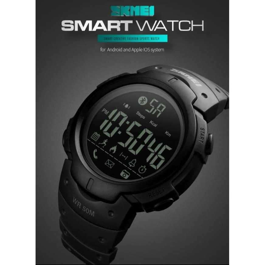 SKMEI Smartwatch Bluetooth Notification Sport Tracking Waterproof - 1301