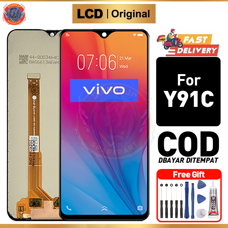 Lcd VIVO Y91C Original Fullset Ori Asli Touchscreen Hp Layar Ponsel Glass Touch Screen Digitizer