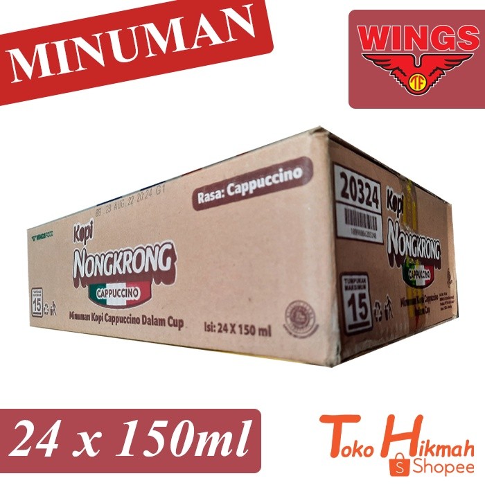 

KOPI NONGKRONG CAPPUCCINO 150ML 1DUS 24 CUP