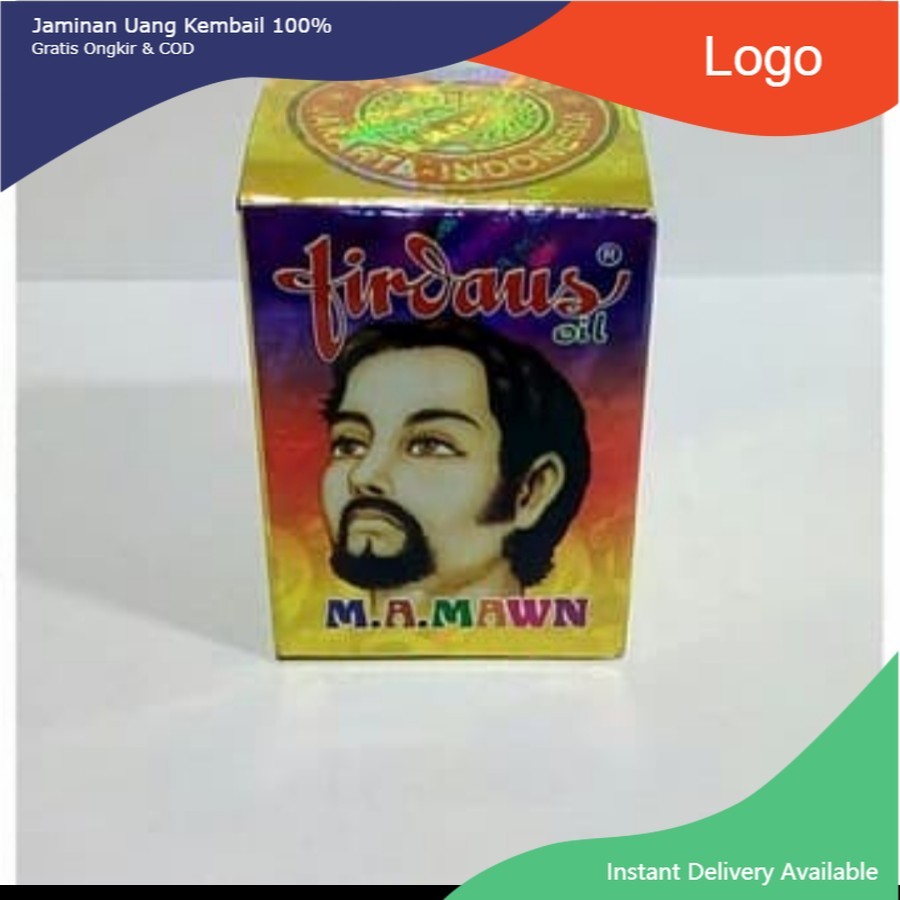 Firdaus Oil Original - Obat Minyak Penumbuh Kumis,Jenggot,Cambang