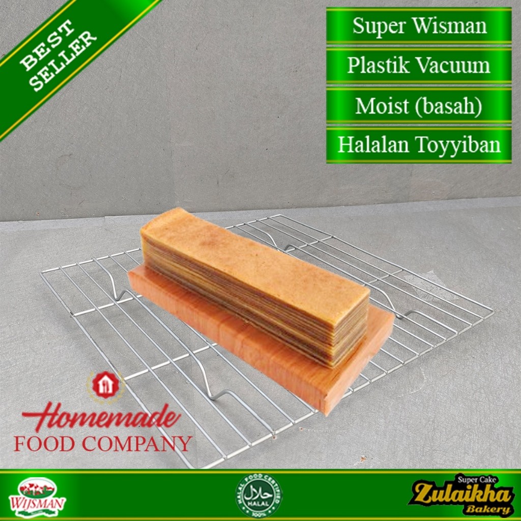 

Lapis legit tanpa tepung (super wisman) ukuran 5 x 20 cm