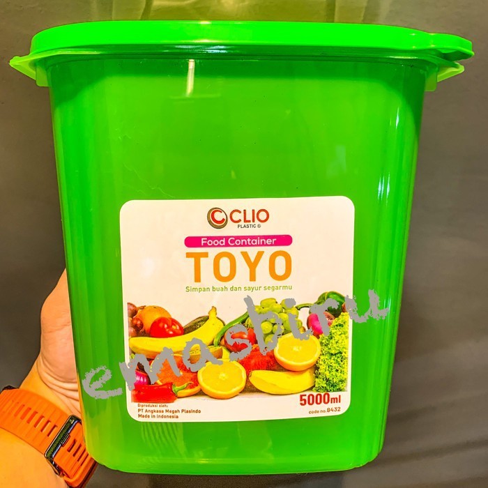 Toples Plastik 5 Liter Food Container box Makanan kerupuk kedap udara plastic sealware
