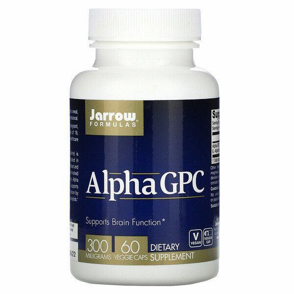 Jarrow Formulas Alpha GPC 300 mg 60 Veg Caps