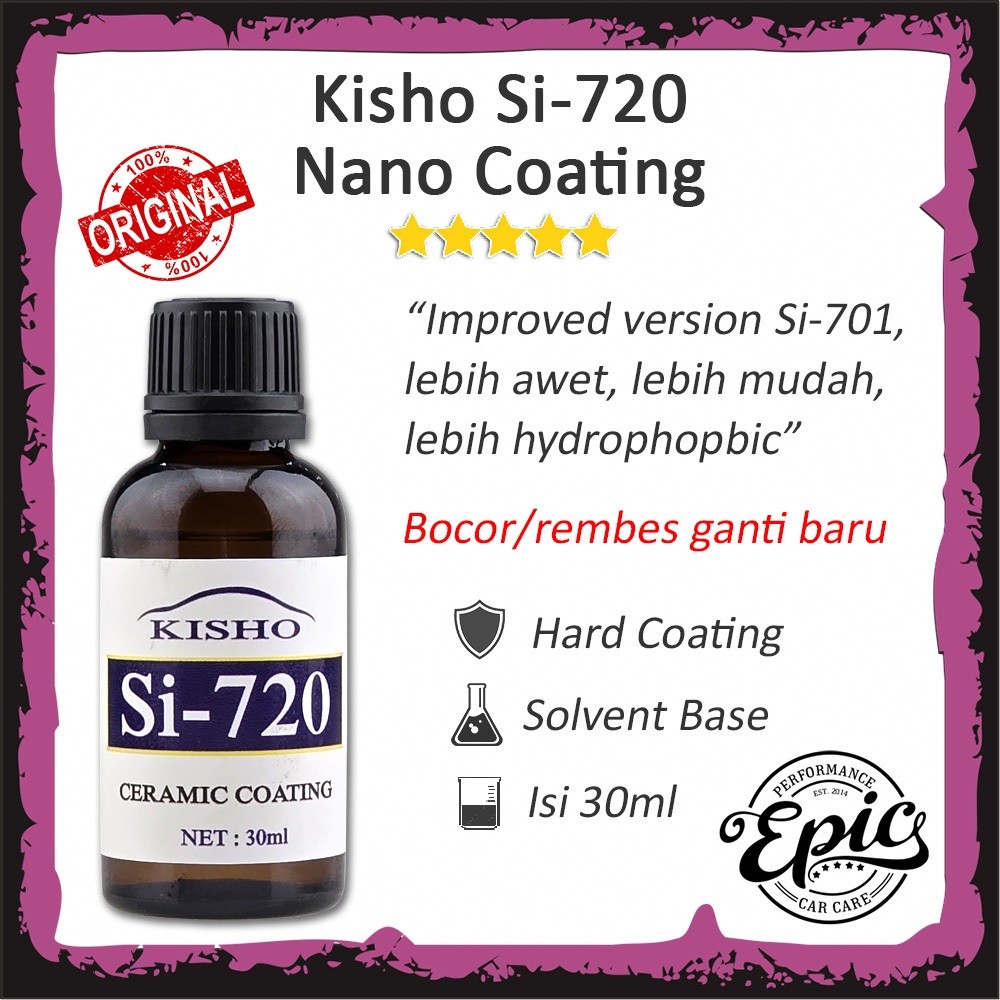 Coating Kisho Si 720 Nano Ceramic Coating Mobil