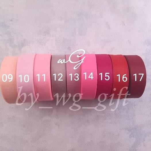 

Pita Grossgrain - Polos B ; Panjang 20 yards, Mix Colour and Size