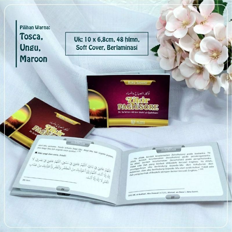 Zikir Pagi & Sore Buku Suvenir Ihtiar Sembuh Tangerang Herbal Protugin
