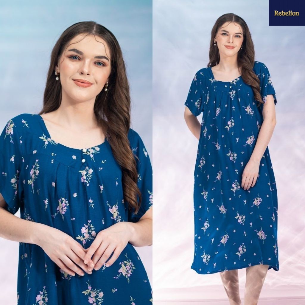 Oriana Homewear Maxi Dress Daster Delfira Ivanya Series