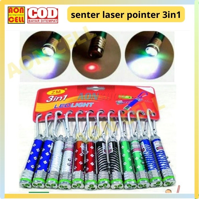 

[AS] senter laser pointer 3 in 1 jarak jauh untuk persentasi kondisi emergency