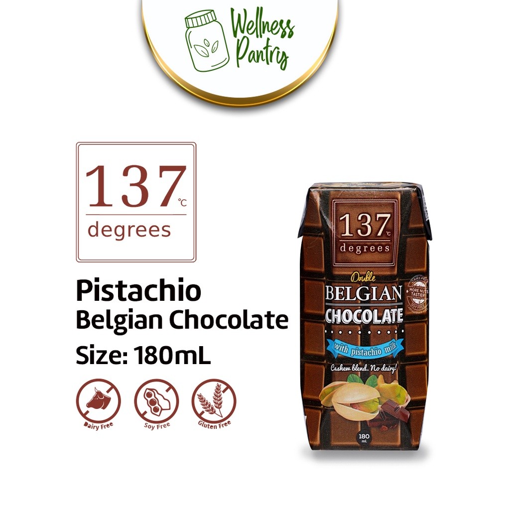 

pekanbaru /137 Degrees - Pistachio Belgian Chocolate 180ml - Susu Kacang
