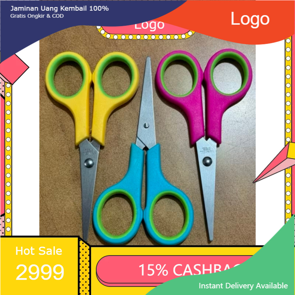 

Gunting Renceng 12 pcs Murah 5 inch Stainles Stell V ONE